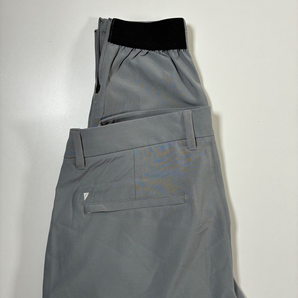 Primo Golf Jogger Pants 32x29 Gray Ankle Zip Tapered Performance Stretch